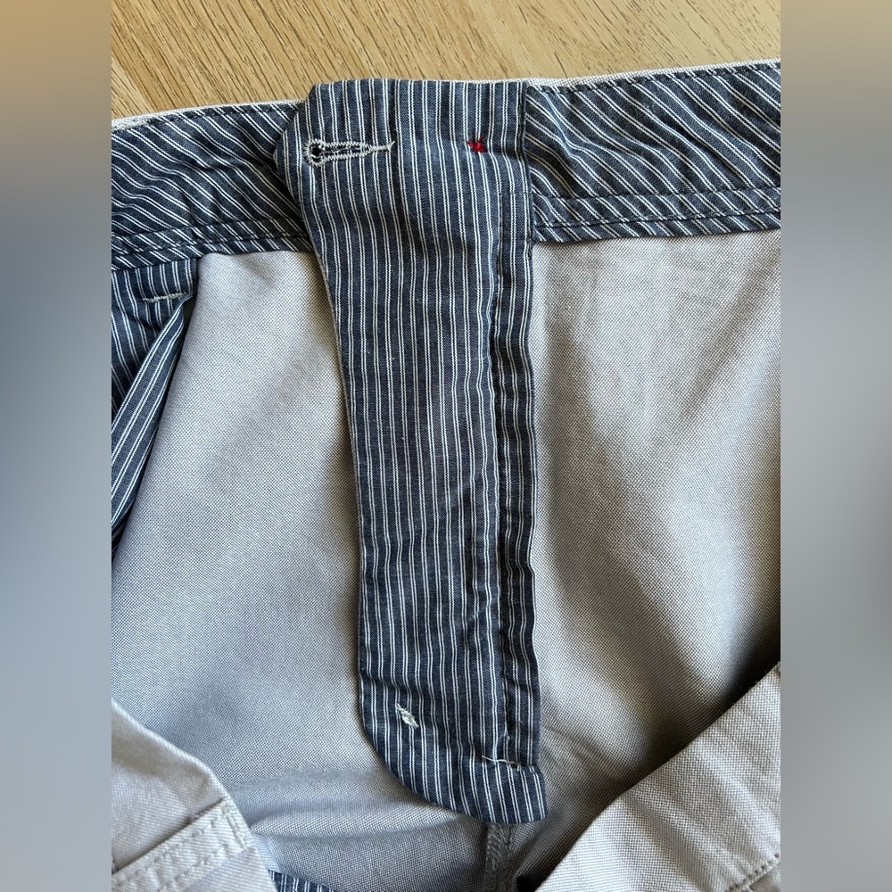 UNTUCKit Stretch Chino Shorts Men Size 42 Gray 9” Inseam Cotton Elastane - Picture 11 of 13